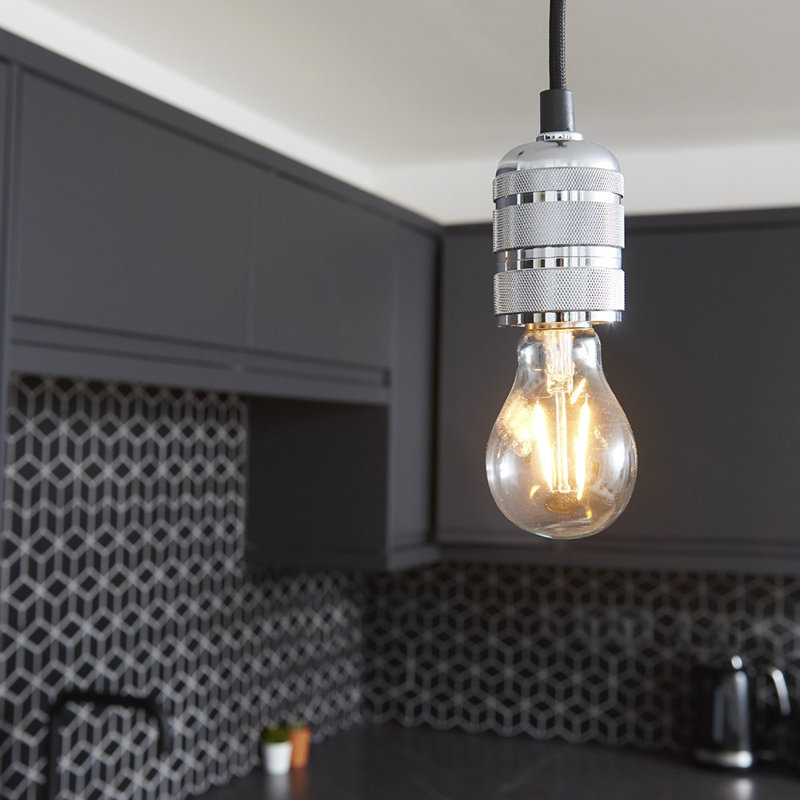 Baden 1 - Light Bulb Pendant, Yes, Black