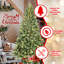 Arbre de Noël pré-éclairé avec support en métal-2102764756