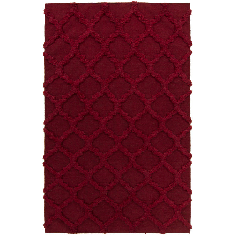 Karev Wool Geometric Indoor Rug, Rectangle 8' x 11'