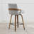 26" Swivel Upholstered Counter Stool with Walnut-Finish Bentwood Wraparound Back-1576192885-1576192880