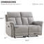 Canapé inclinable manuel en chenille de 57,5 po de largeur-699869201