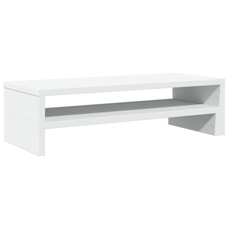 Beesan Manufactured Wood Monitor Stand, White
