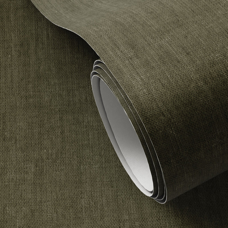 Papier peint Moy par FH Art Studio, Olive