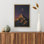 Montagne, paysage de montagne, art mural, impression sur toile, décoration murale de chambre à coucher