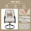 Ensemble de 2 chaises d'extérieur pivotantes
