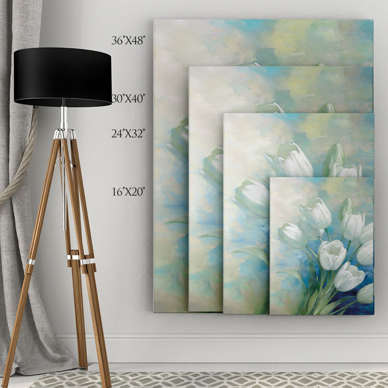 "holland spring i" par rogier daniels, reproduction d’art sur toile tendue, H 16 po x l 20 po x P 1,5 po