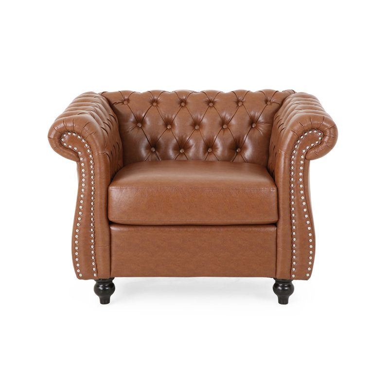 Fauteuil d'appoint capitonné Mirod (chaise incluse seulement)