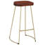 Tabouret en bois massif 30,7 po