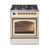 Blanc antique / laiton