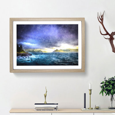 Faroe Island Ocean View - Picture Frame Graphic Art Print