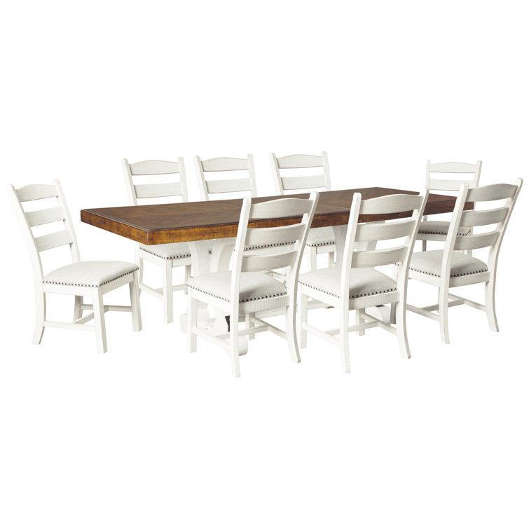 Marlar 8 - Person Extendable Trestle Dining Set