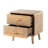 Braughton Farmhouse Rustic 2-Drawer Nightstand