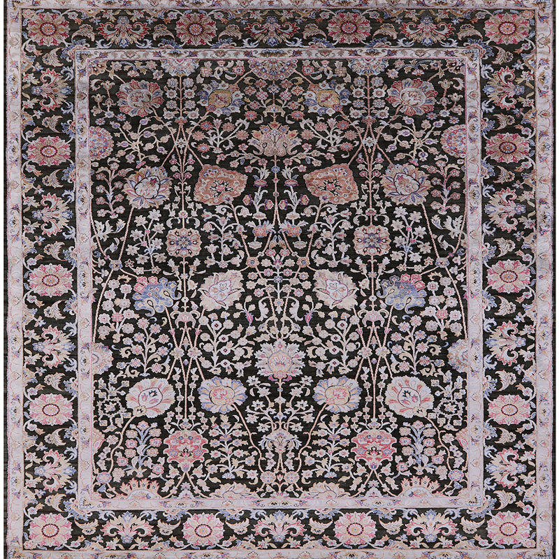 Tapis brun Thorgarth, Carré 7 pi