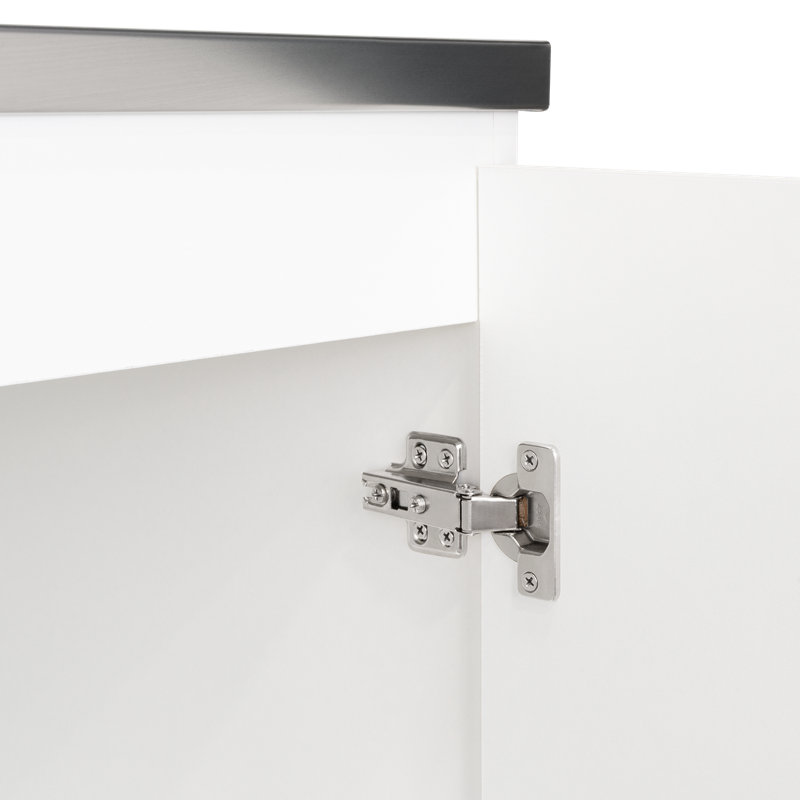 Évier utilitaire, Burwood, blanc, largeur x 39,3
