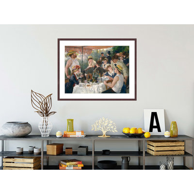 «Luncheon of the Boating Party» par Pierre-Auguste Renoir, impression giclée encadrée
