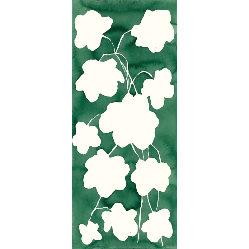 «Geranium in Emerald» par Kate Roebuck - reproduction encadrée sur papier