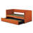 Fabric Upholstered 1Pc Day Bed With Pull-Out Trundle Nailhead Trim Wood Frame Furniture-589974643