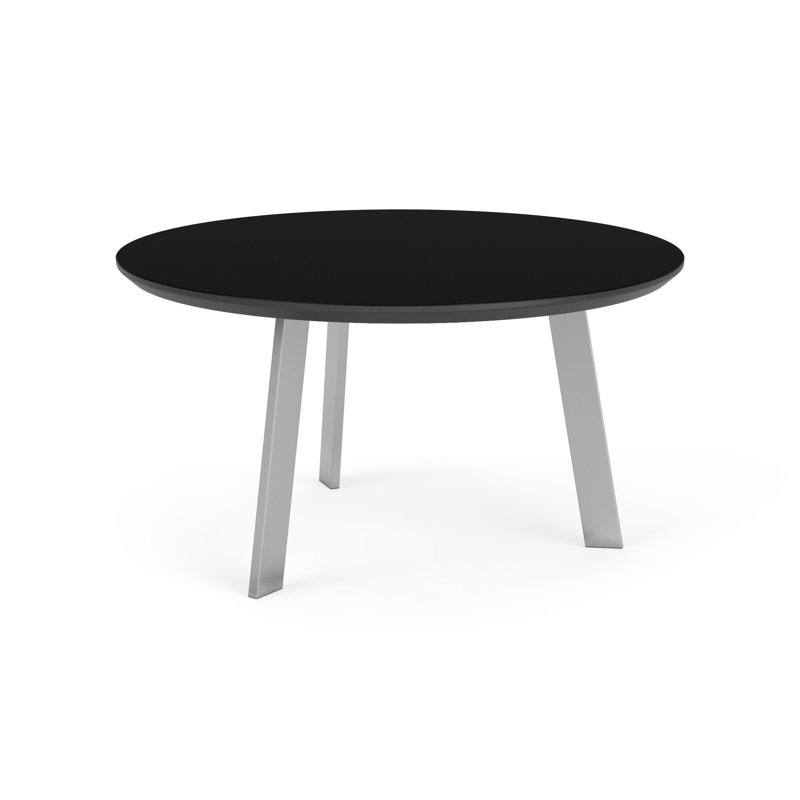 Table de bout Waterfall, Nuit noire, Argent