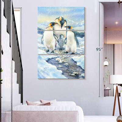 Brampt Penguin Family Of Four
