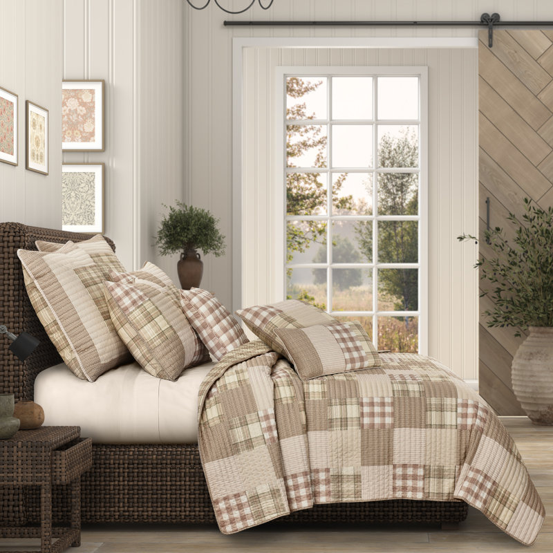 Taie décorative matelassée Melrose rosé, Très grand lit