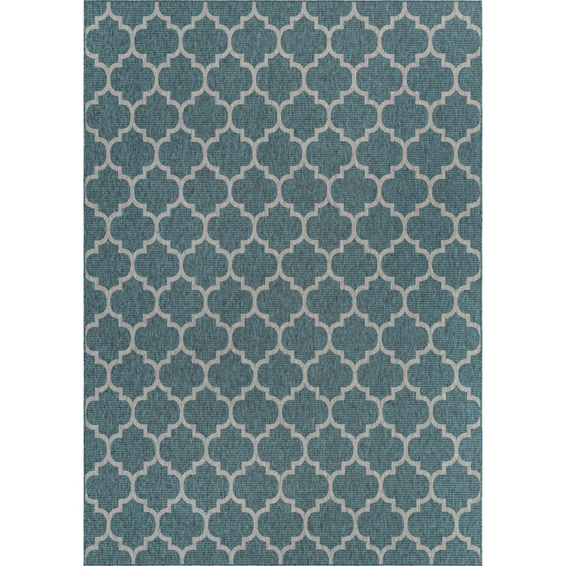 Tapis vert foncé pour l'extérieur, Rectangle de 10 pi x 14 pi