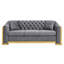 Ensemble de canapé Chesterfield Velvet Luxury