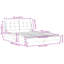 Cadre de lit vidaXL avec DEL sans matelas Zadar noir 53,9 po x 74,8 po-786704280-786704283