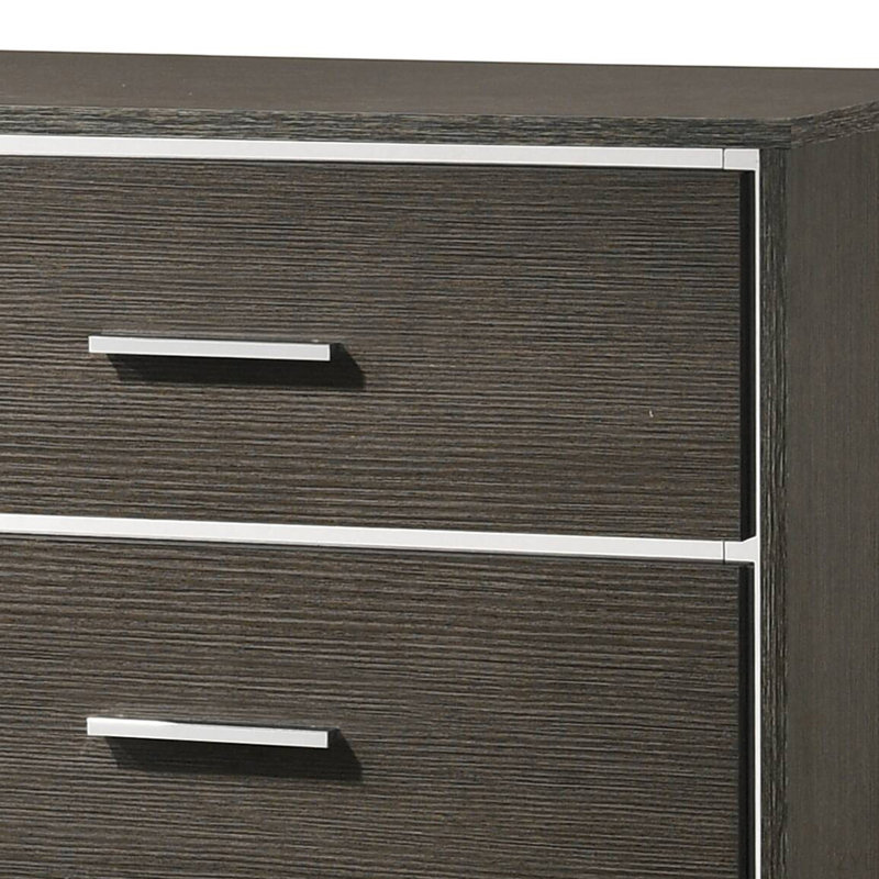 Commode à finition chêne gris