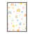 Toile encadrée de bois rustique foncé
