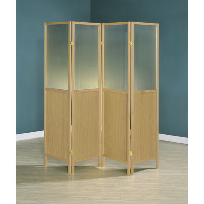 Nickelsville 4-Panel Room Divider Folding Shoji Screen