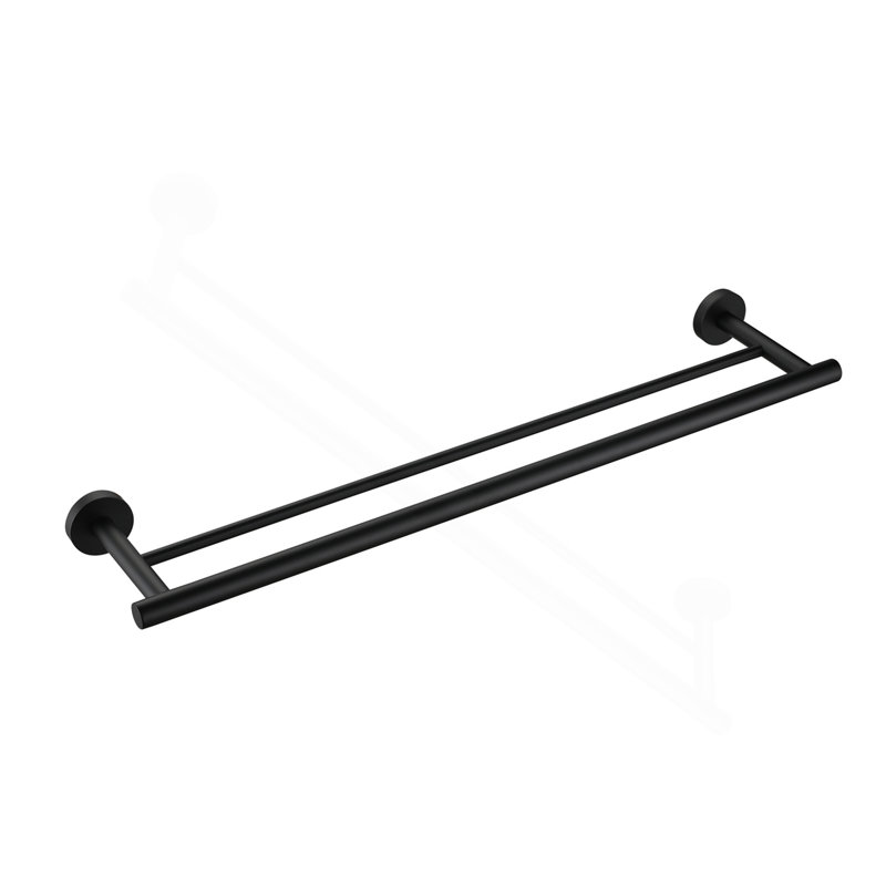 23.6'' Towel Bar Wall Mounted, Matte Black
