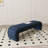 69.7" W Modern Arched Bench Ottoman, Chenille Tufted End Of Bed Bench-557865810