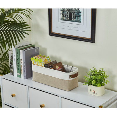 Petits paniers de rangement en tissu