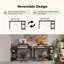 L-Shaped Metal Base Computer Desk-1758012649