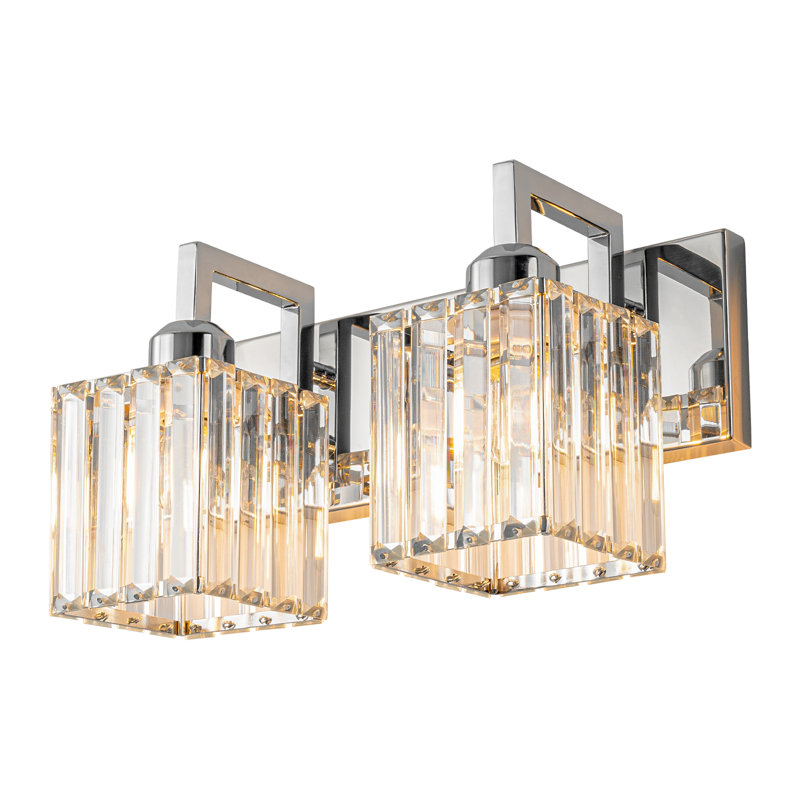 Kyneisha Vanity Light, Chrome, 2 Lights
