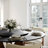 Modern Round Dining Table, Sintered Stone Tabletop With Lazy Susan, Carbon Steel Base Pre-Assembly-118556707-118556708