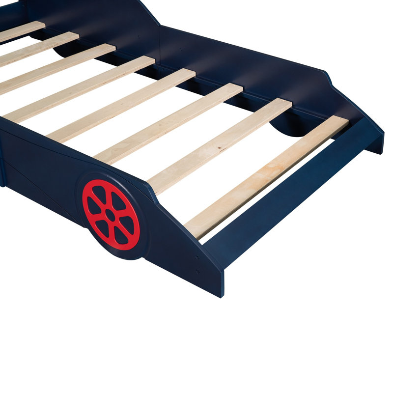 Lit simple Milanna par Zoomie Kids, Bleu/rouge