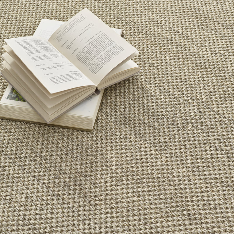 Haugen Solid Colour Jute / Sisal Hand Braided Area Rug, Runner 67 x 200cm