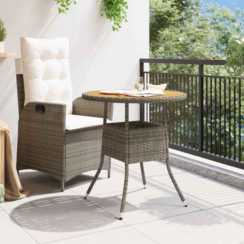 Round Outdoor Dining Table , 70cm W 70cm D
