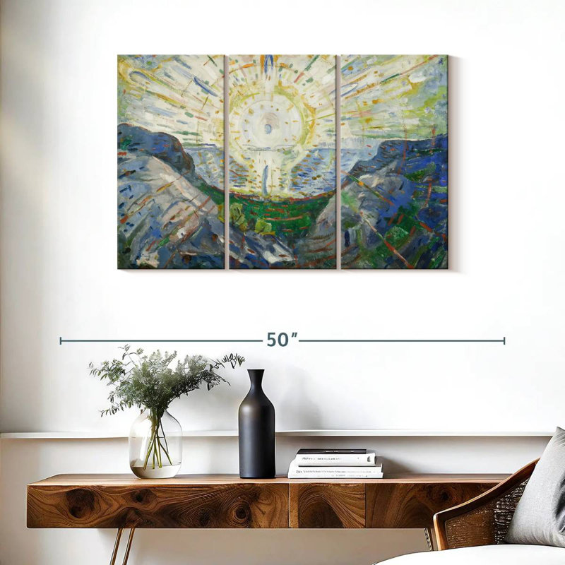 Avery le soleil 1912, H 24 po x l 38 po