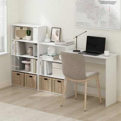 Table d'étude Furinno, blanc