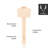 Viski Professional Wooden Ice Mallet
