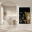 Art sur toile Glam Black Panther and Leopard Martini-130854673