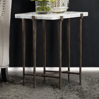 Melange Stone End Table