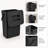 12L Hanging Kitchen Trash Can with Lid and Wall Mount Design