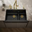 Whitehaven® 36" L x 22" W Double Basin Farmhouse/Apron Kitchen Sink-10397078