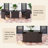 3 Pcs Wicker Bistro Set Balcony Furniture Set With Tempered Glass Dining Table
