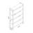 Abordale 5-Tier Steel Bookcase-2134417417-2134417414