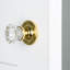 Classic Rosette with Crystal Door Knob-1643764232