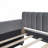 Twin Size Upholstered daybed with Drawers-13690624